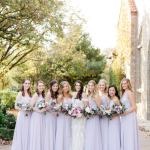 Lauren Hall's bridesmaids